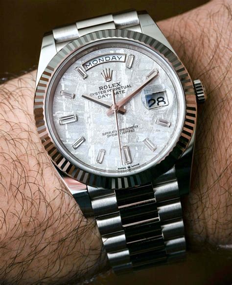 white gold mens rolex|rolex white gold day date.